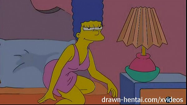 Os Simpsons porno Marge chupando na buceta